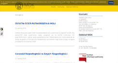Desktop Screenshot of mdk-mokotow.pl