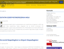 Tablet Screenshot of mdk-mokotow.pl